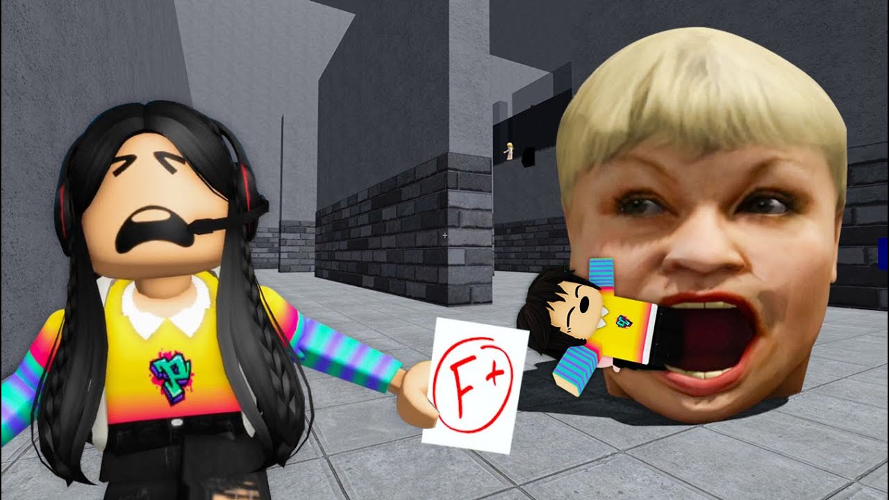 REPROBÉ EL EXAMEN DE INGLES Y LA PROFESORA SE VOLVIÓ LOCA en roblox 😭💀 | paolazgames
