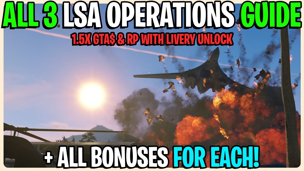 All 3 LSA Operations & Bonuses Guide To Unlock Conveyor Livery (San Andreas Mercenaries)GTA 5 Online