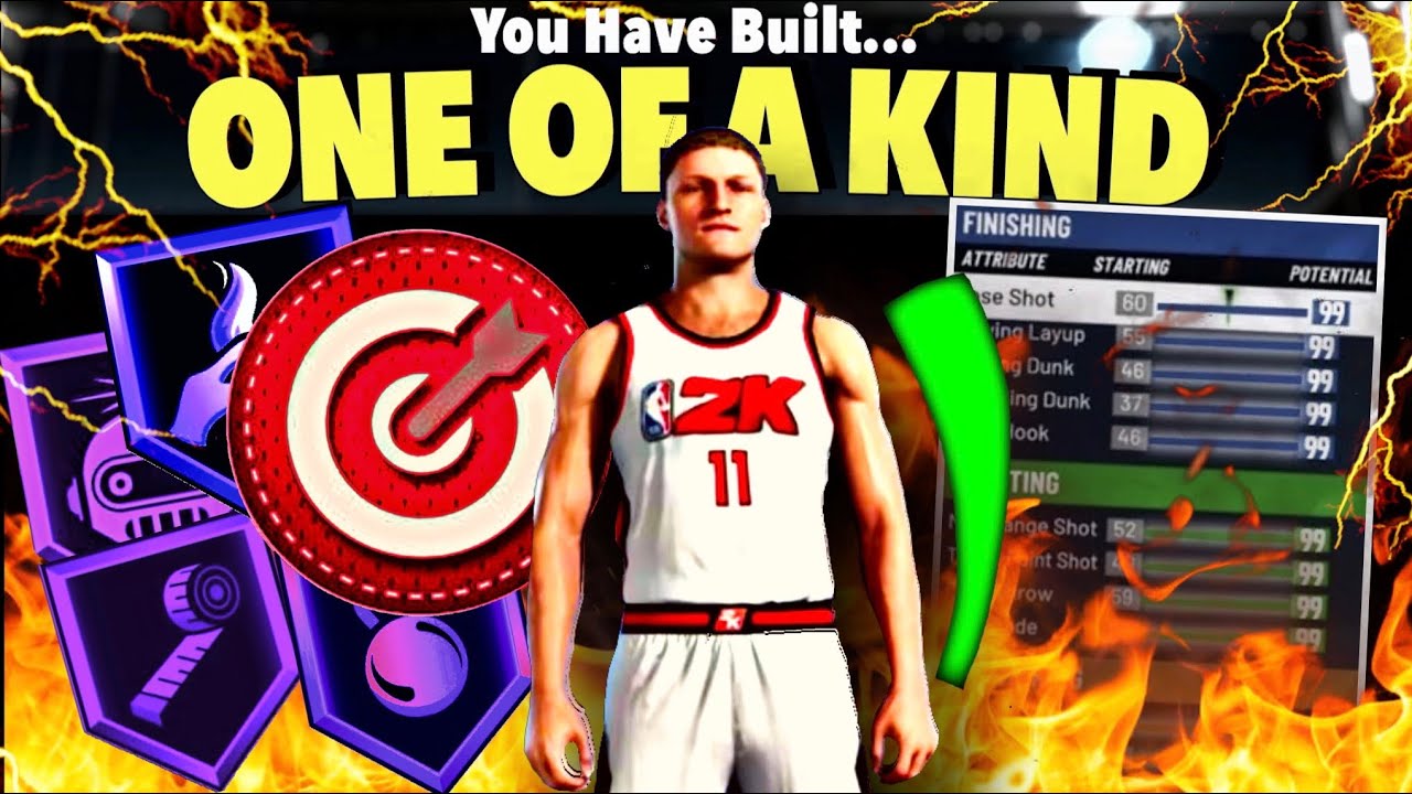 *NEW* ONE OF A KIND BUILD IN NBA2K21! MOST BROKEN SF BUILD IN THE GAME! NBA2K21