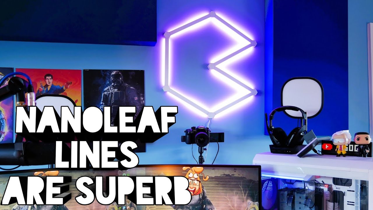 How to make a Pacman with Nanoleaf Lines - Unboxing, installation and Screen Mirroring