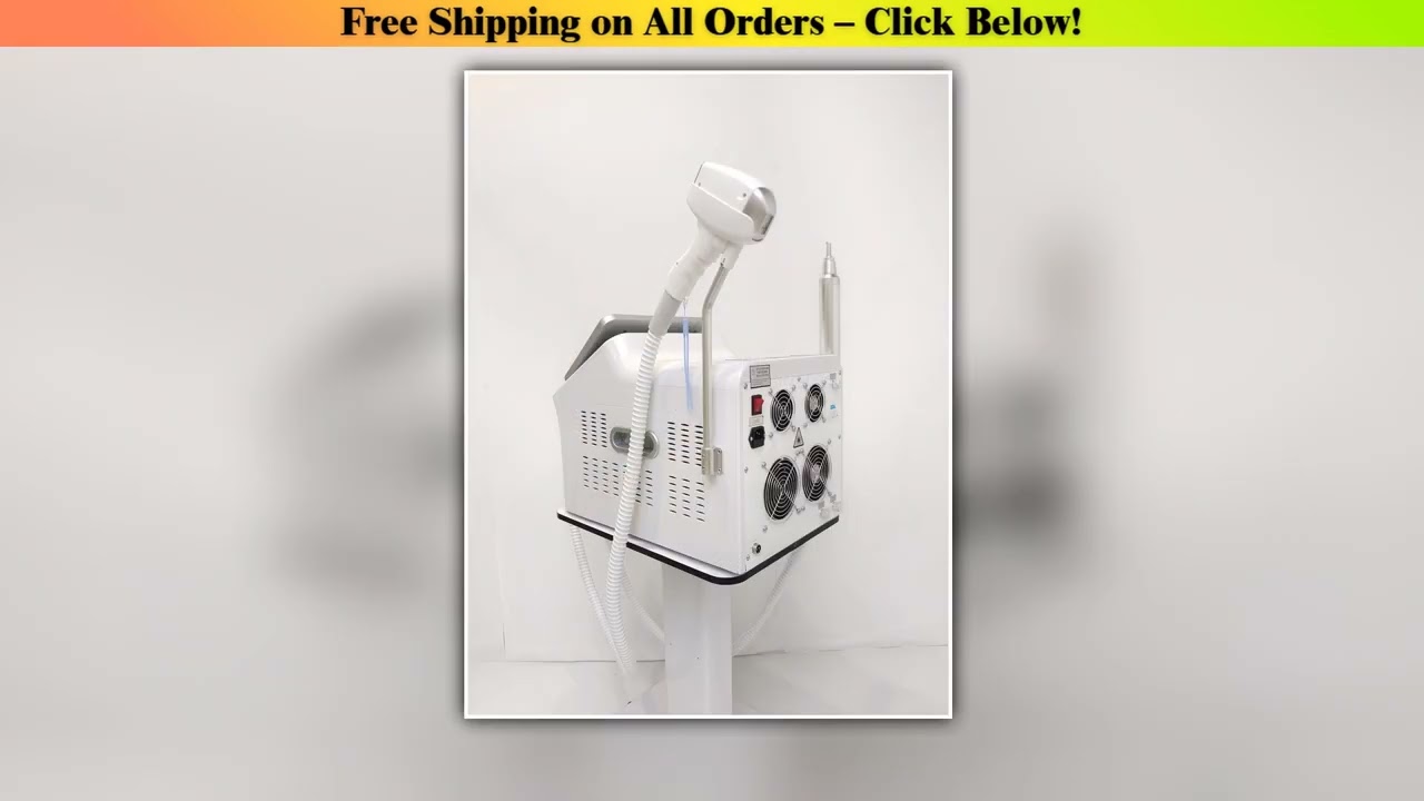 Portable 2 IN 1 Professional 4 Wave 808 Diode Laser Permanent Painless Hair Removal Picosecond