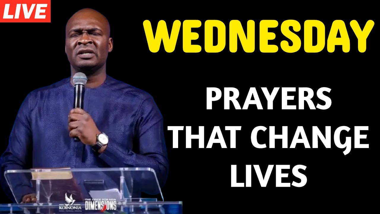Wednesday Prayers for Financial Breakthrough, Divine Favour & Destiny Helper | Apostle Joshua Selman