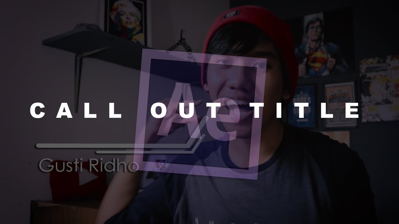 Tutorial Membuat Call Out Title - Adobe After Effect (Indonesia)