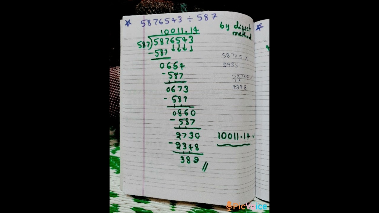 Division direct method   