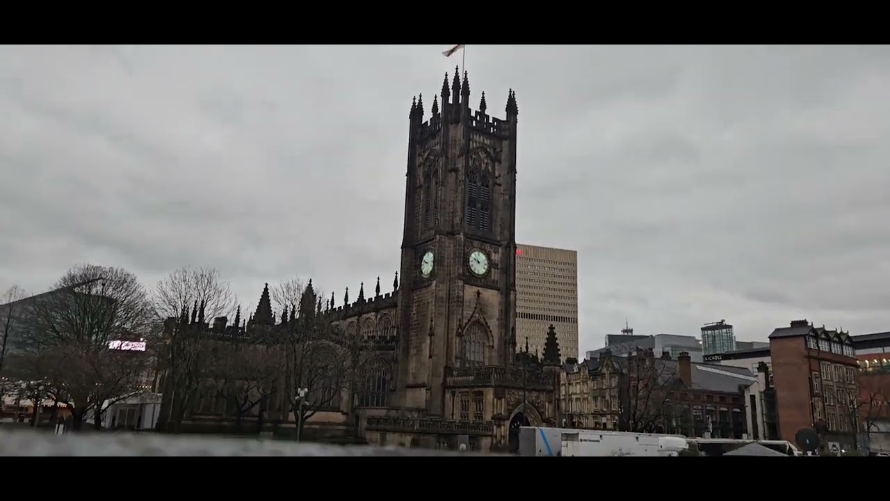 Christmas eve Bells ringing at Manchester Cathedral (24th December 2023)