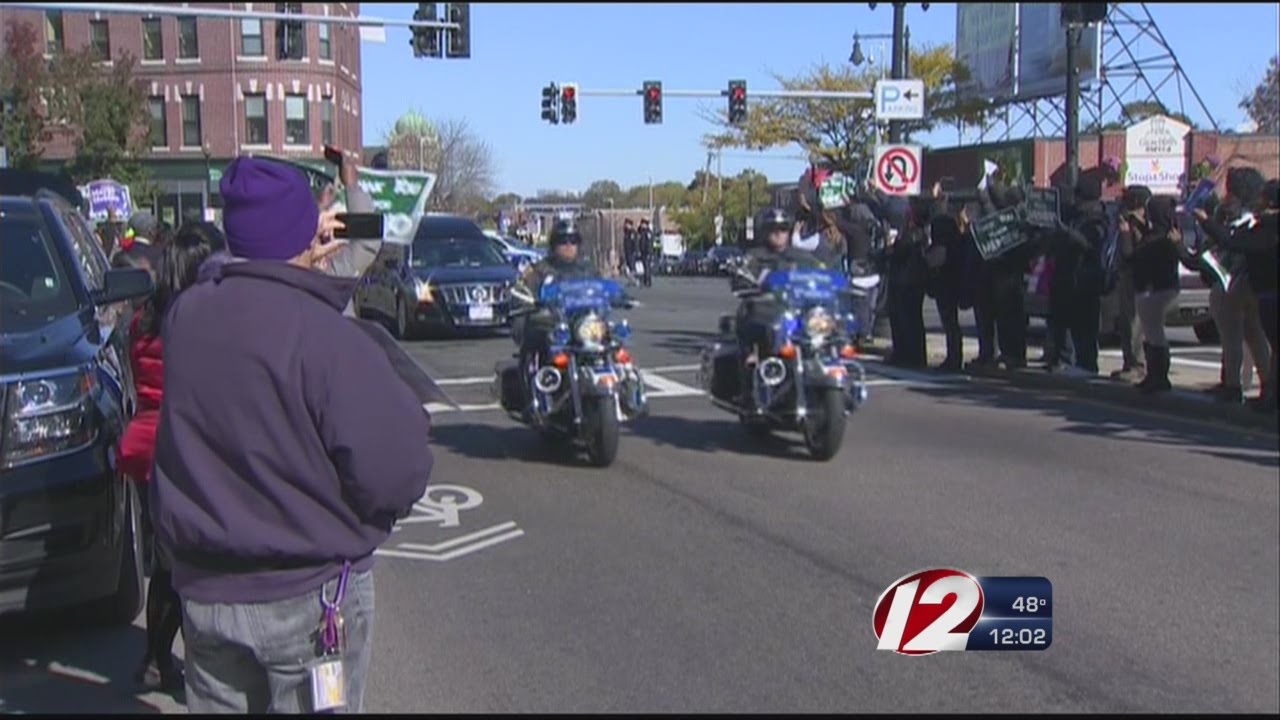 Mayor Menino's Funeral Procession Takes Tour Through Boston