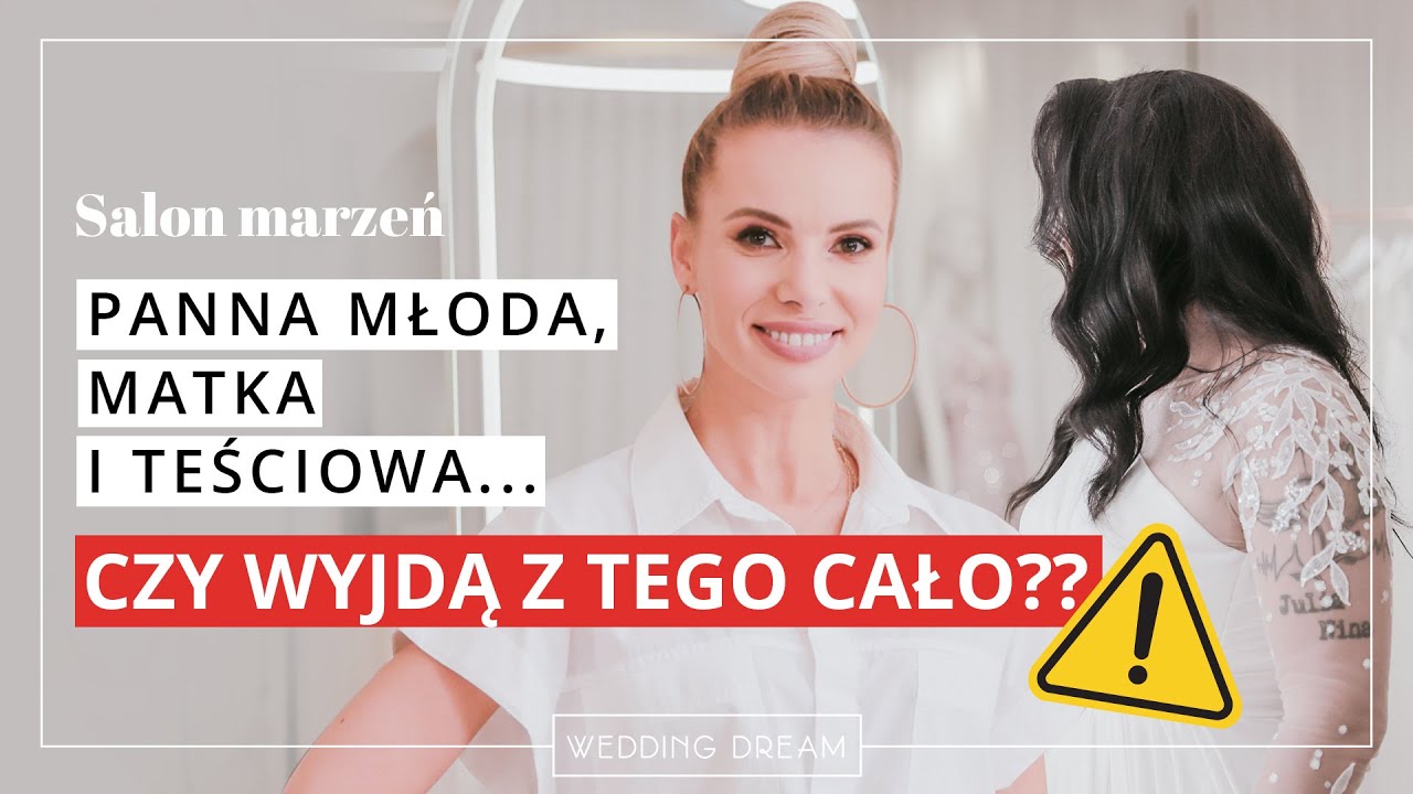 Panna Młoda, matka i teściowa wybierają Suknię Ślubną. Co może pójść „NIE TAK” ? 😰🤭