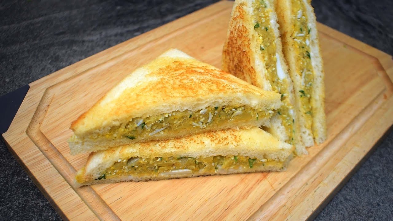 Potato - Egg Sandwich - Quick & Less Ingredients