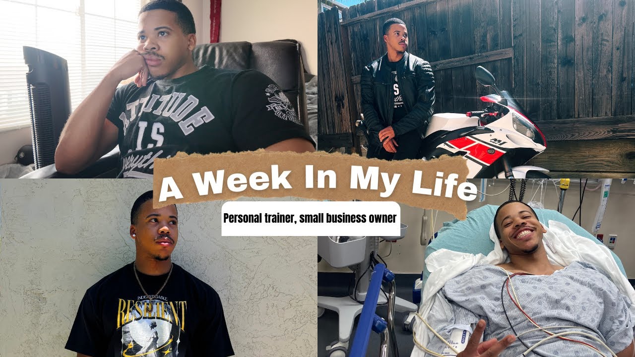A week in the life | Building new habits | Gym | Personal Training | Got in a motorcycle accident