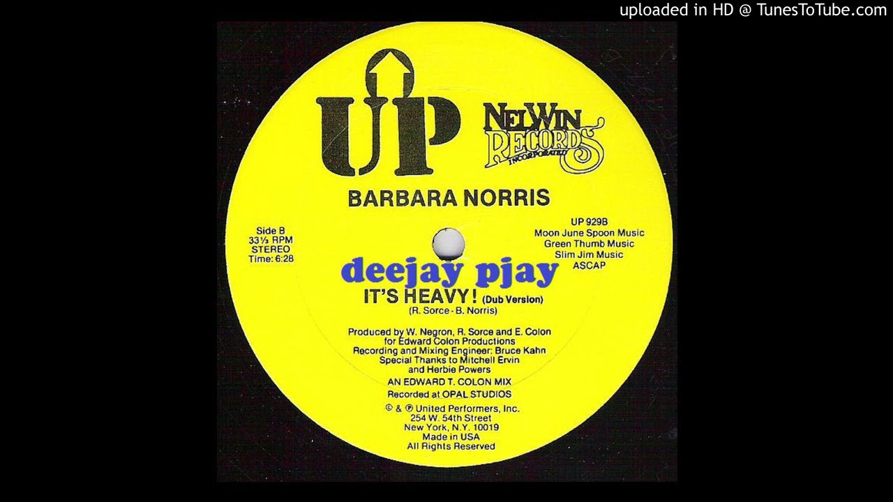 Barbara Norris - It's Heavy (Dub Version)
