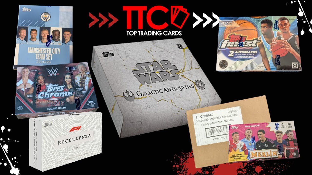 TTC BOX BREAK STREAM 🔥🔥 TOPPS STAR WARS ANTIQUITIES + FULL CASE MERLIN + ANDERE 🔥🔥 | 11.02.2025