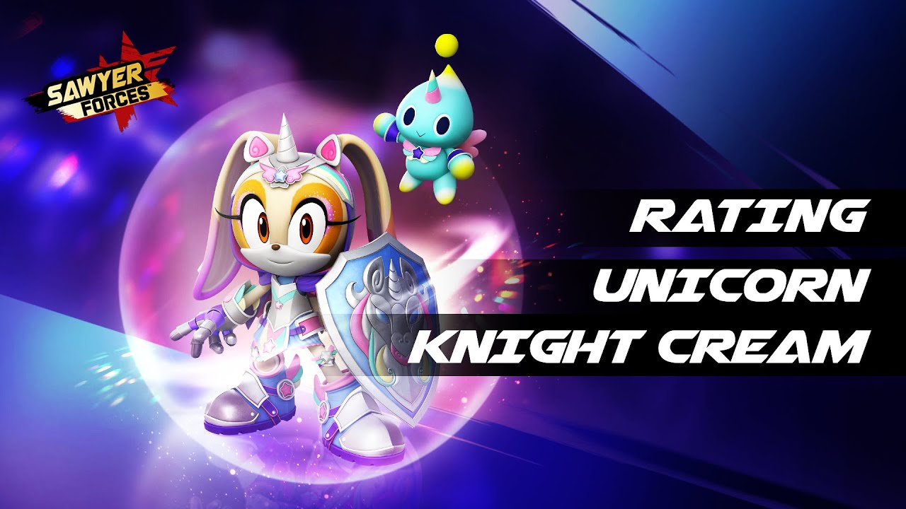 RATING UNICORN KNIGHT CREAM  - Sonic Forces Speed Battle