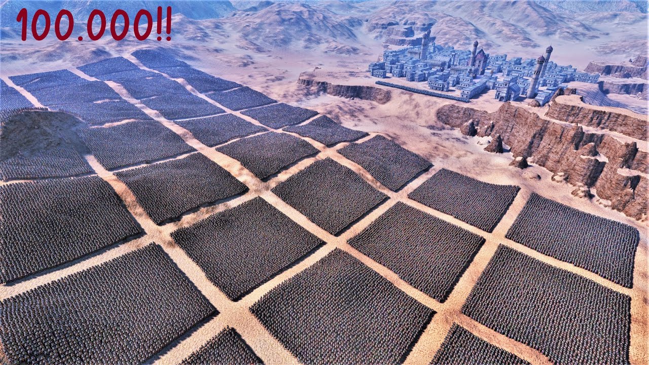 100,000 Romans VS 500 Soul Tyrants - UEBS | ULTIMATE EPIC BATTLE SIMULATOR