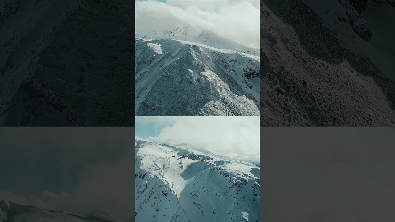 Parnassos ski center 🎿/Dji Air2s #greece#parnassos#mountain#earth#nature#ski#dji#drone