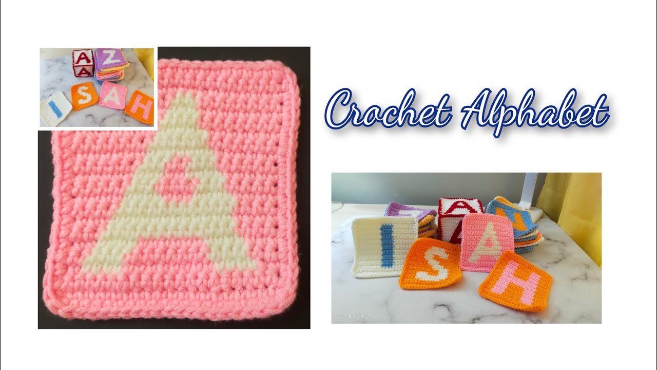 CROCHET ALPHABET - Letter A
