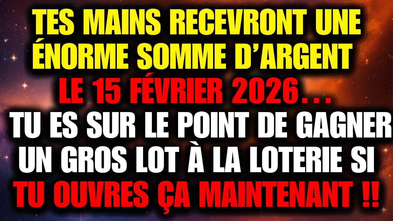 11:11😍 ANGE : GROS GAIN AU LOTO — LE 15 FÉVRIER…