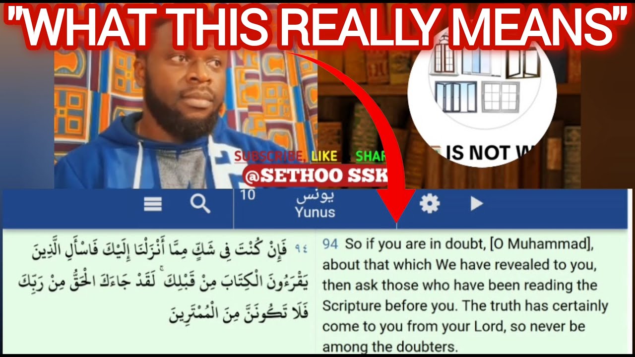 Understanding Quran 10:94: Ask the People of Scripture – Muslim & Christian Perspectives Compared