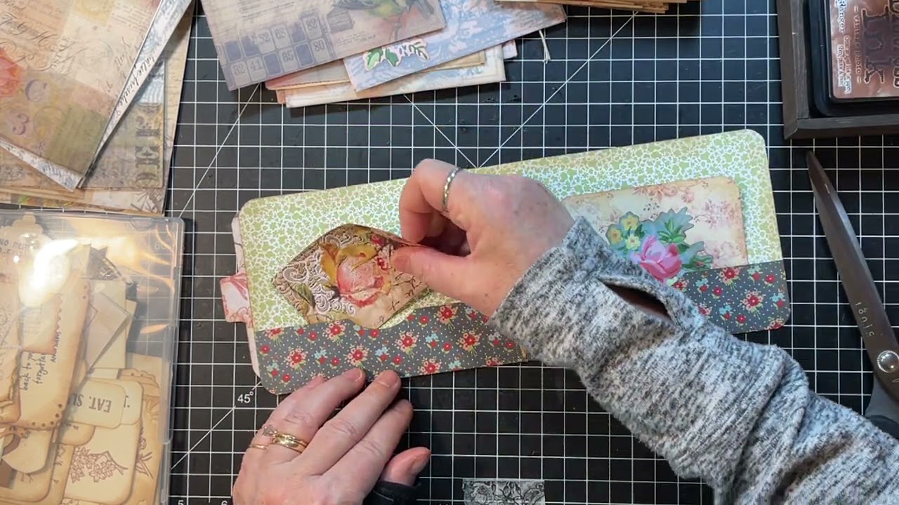 Craft with Me - Finishing Off Ephemera Pieces!