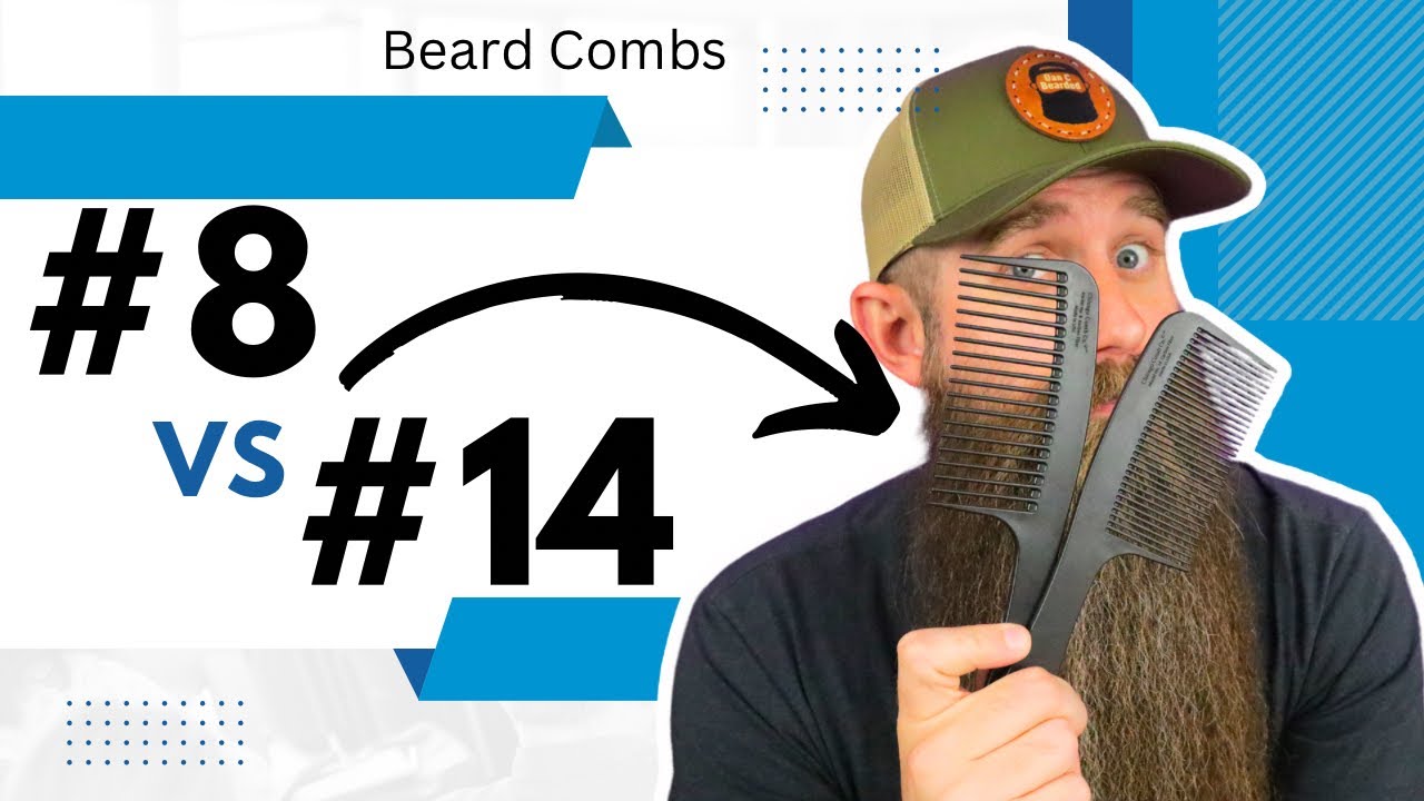 8 vs 14 [Carbon Fiber Chicago Combs] Beard Comparison!