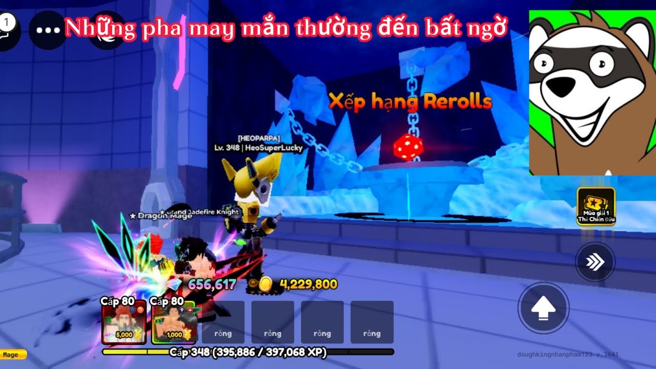 Nhân phẩm đến với Chồn quá bất ngờ trong Anime defenders| Roblox