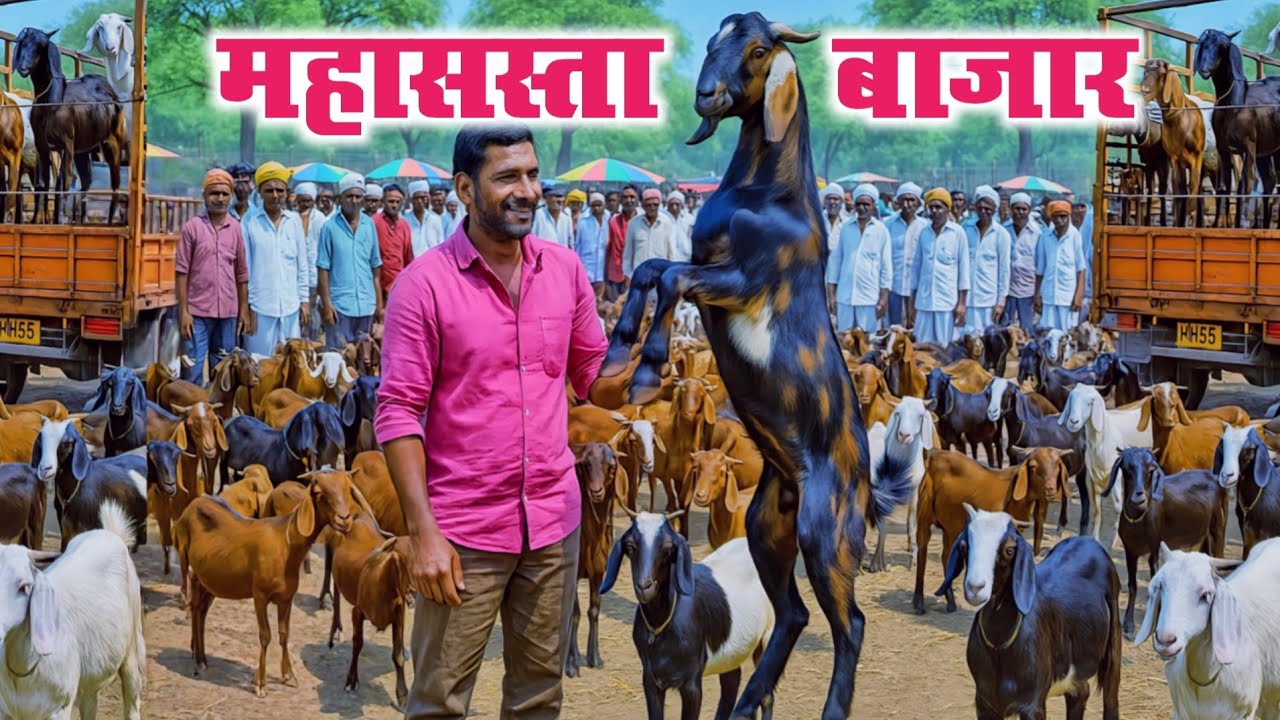 Sasta Bakri Mandi Lanji Balaghat Mp 2025।सस्ता बकरी बाजार लांजी मध्यप्रदेश 2025। Lanji Goat Market