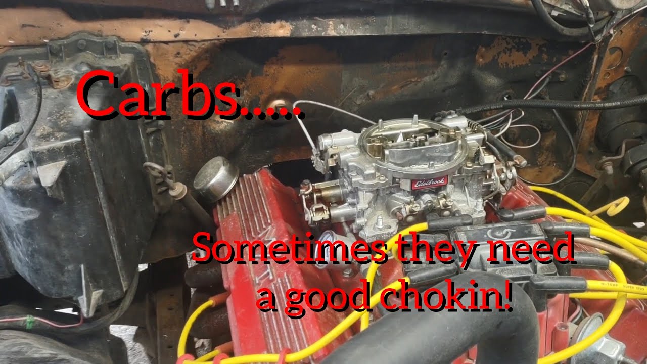 Установка ручного дросселя Edelbrock #ManualChoke #Carb #Edelbrock