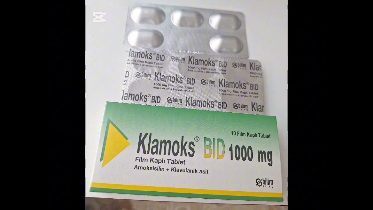Klamoks BID 1000 mg Nedir Neişeyarar yanetkileri nelerdirgündekaçdefakullanılır#ilaç #tedavisinedir