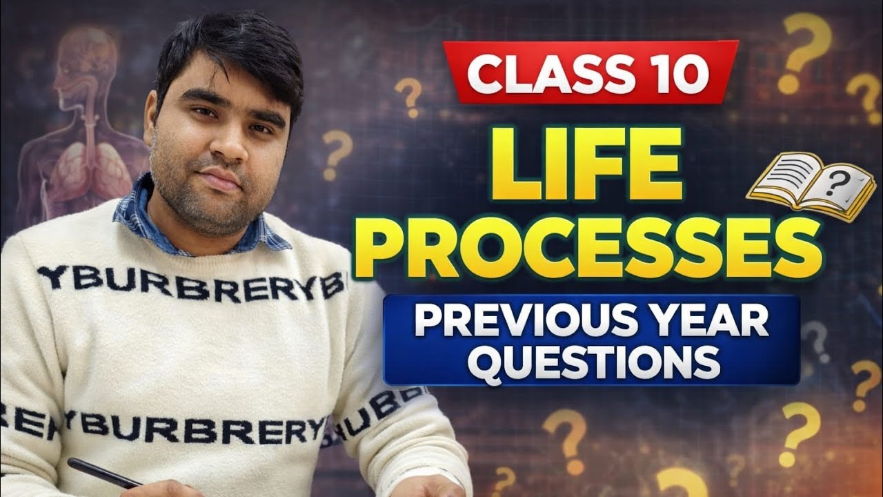 L2 Life Processes | Most Important PYQs for 2026 | Class 10 Science | By Shivesh Pandey Sir