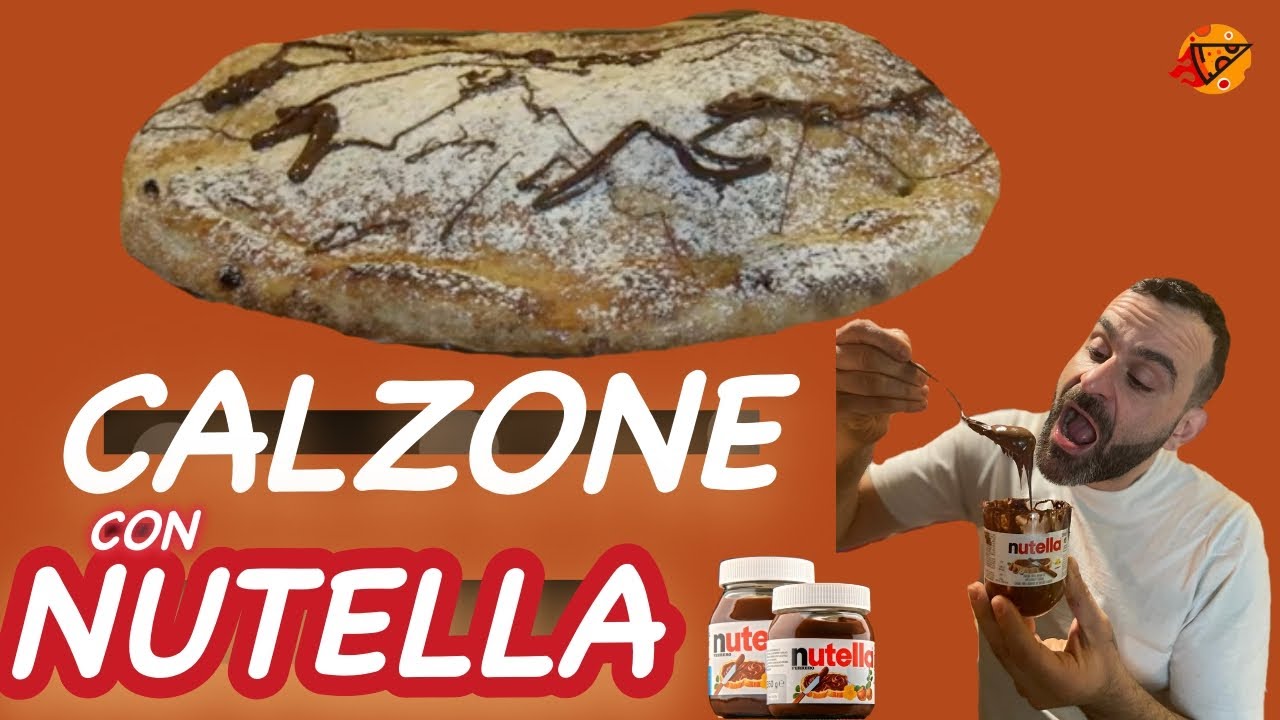 CALZONE NUTELLA. l Pizza rellena😋
