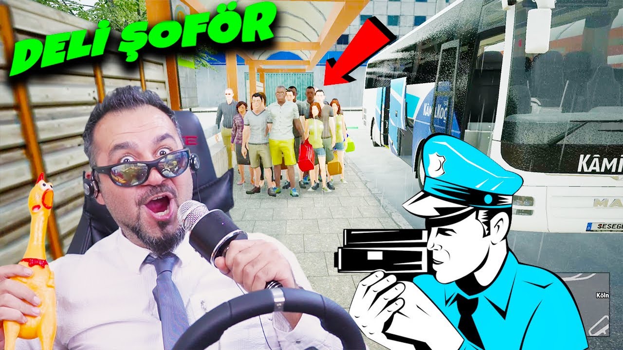 DELİ ŞOF&Ouml;R! GİZLENMİŞ RADARA GİRDİM! YOLCU REKORU KIRDIK! | FERNBUS OTOB&Uuml;S SİM&Uuml;LAT&Ouml;R&Uuml;