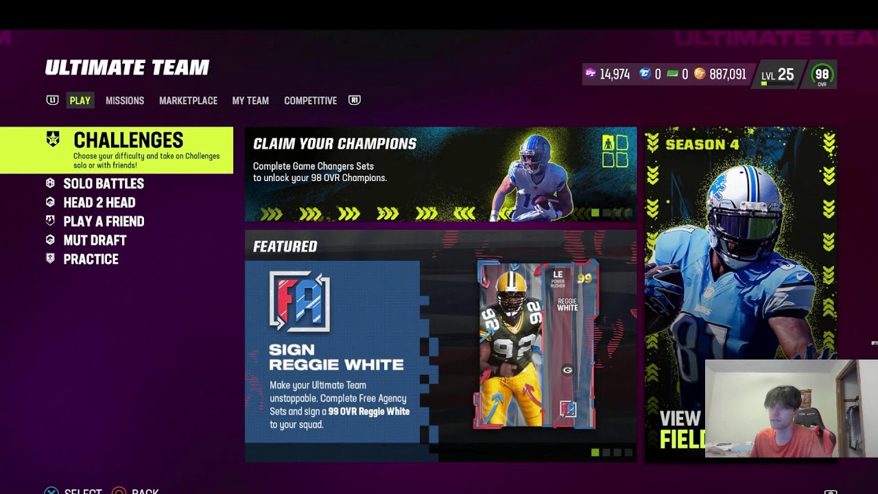 MUT 23 : 99 Byard, White, Lamb Weekend League gameplay vs cheese (8-2)