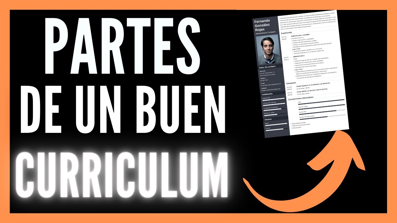 ✅Partes de un buen curriculum vitae