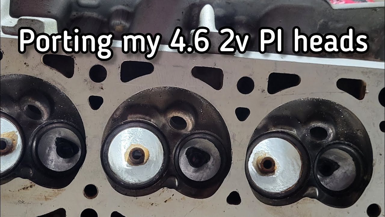 Porting my 4.6 2v PI heads #howto #ford