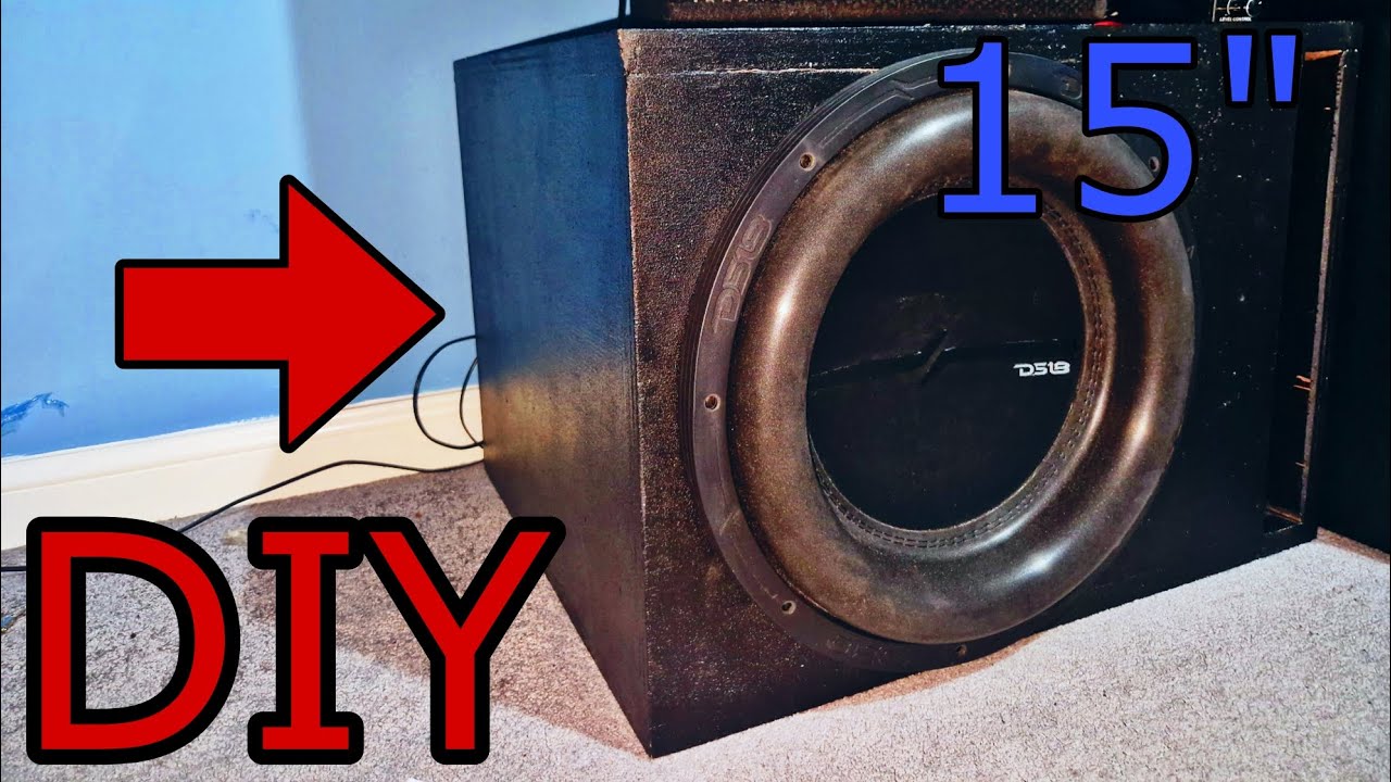 DIY LOUD SUBWOOFER BOX | with 15
