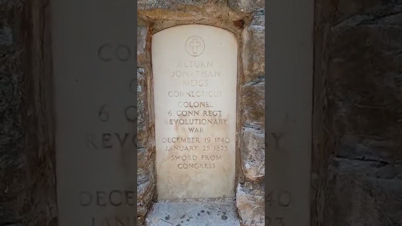 A visit to Colonel Return Jonathan  Meigs grave