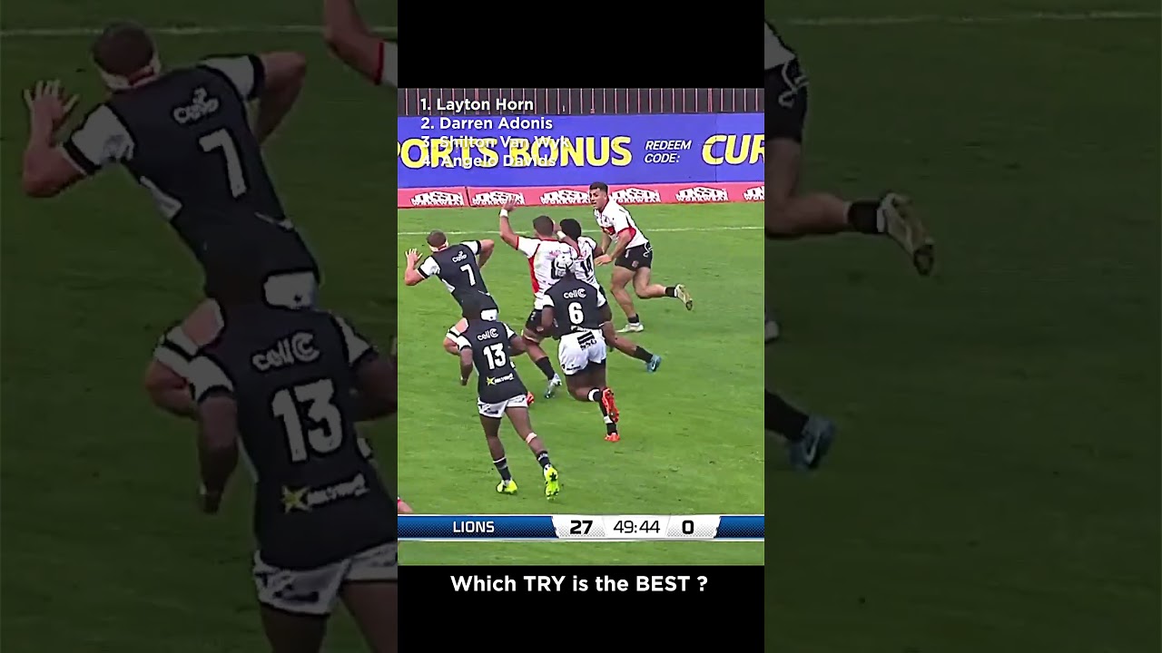 Currie CUP Round 1 - Best TRY, you DECIDE! #rugby