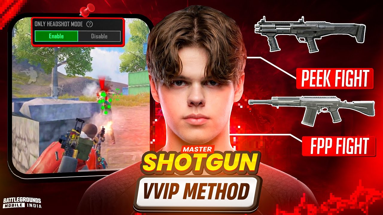 Master Shotgun in BGMI Using VVIP Method in 9 Min&rsquo;s 😱
