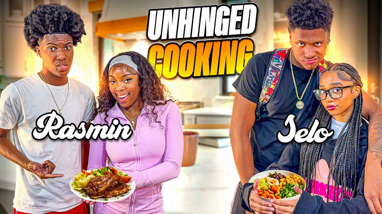 СЕЛО И РАСМИН ГОТОВЯТ 🍗🥘 (UNHINGED COOKING EP.3)