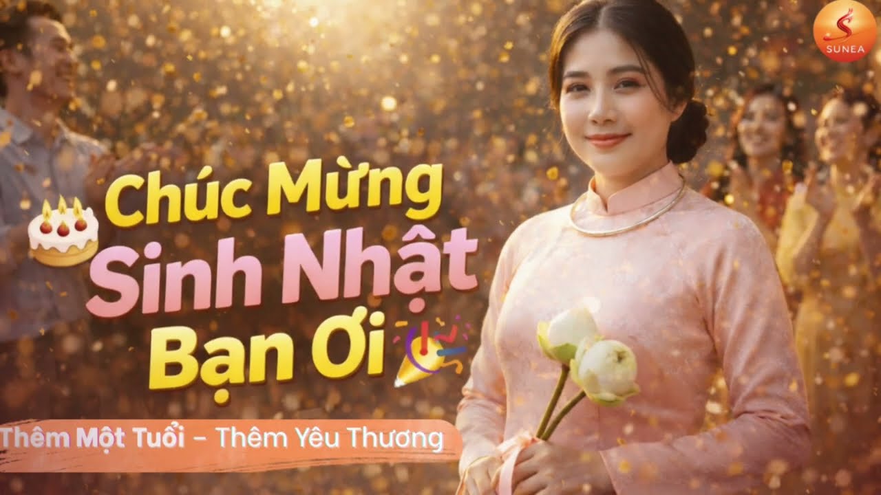 🎂 Chúc Mừng Sinh Nhật Bạn Ơi | Nhạc Chúc Sinh Nhật Hay Nhất | Sunea Music Việt