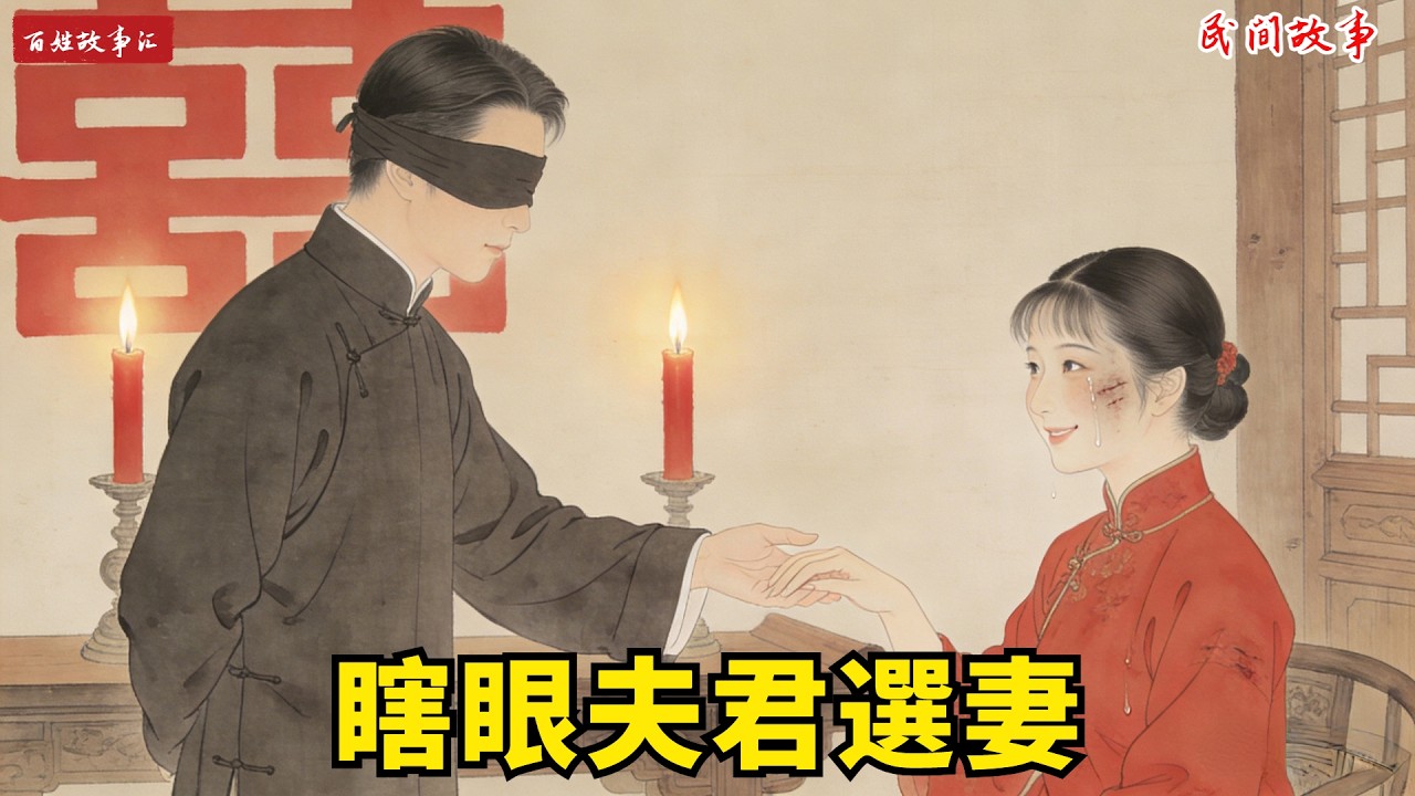 貌美妹妹頂替毀容姐姐，嫁給全城羨慕的盲眼富公子！就在拜堂成親的最後一刻，新郎卻突然喊停，顫抖地指向了角落裡的姐姐說：我真正要娶的人，是她！#故事頻道 #民間故事#有聲書 #睡前故事#中國文化#故事分享