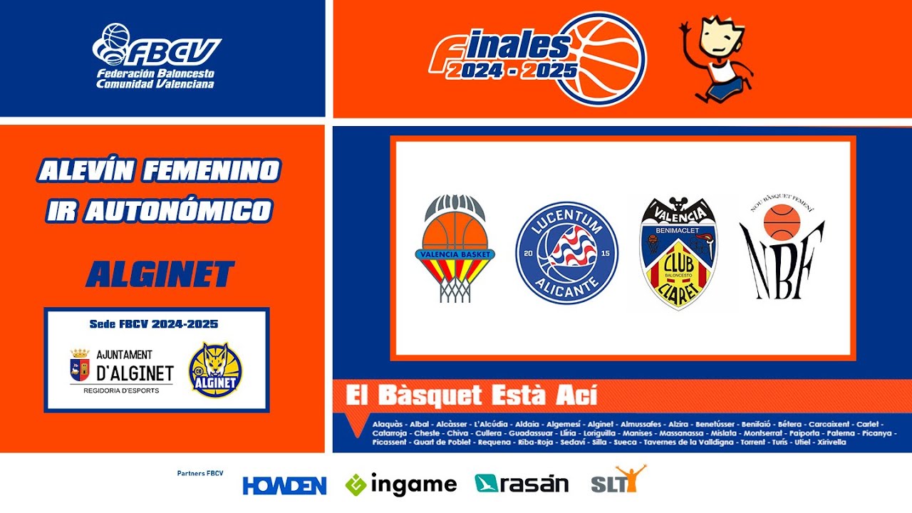 FINALES ALEVIN FEMENINO AUTONÓMICO NBF Castelló - Valencia Basket