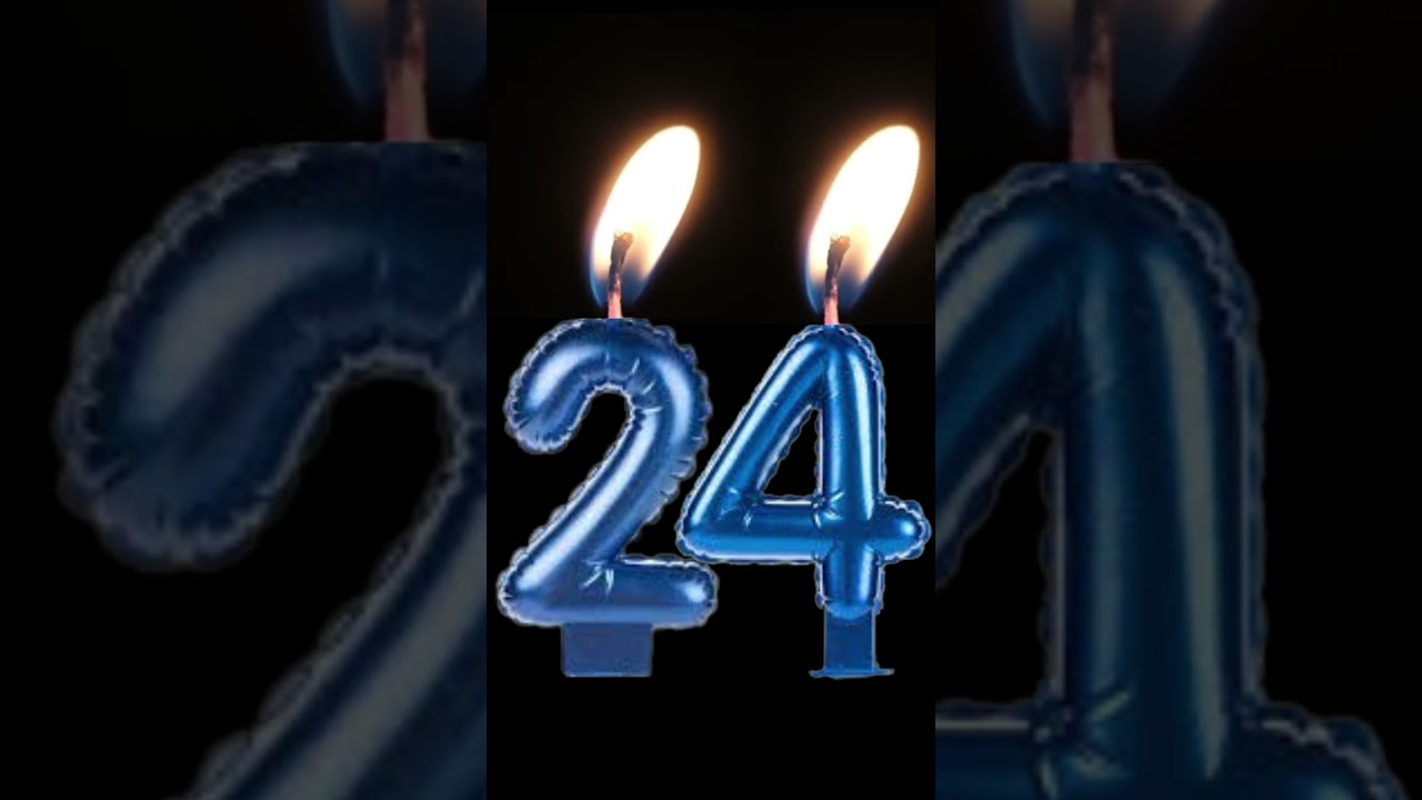 🔥 Vela de Anivers&aacute;rio - 24 anos de idade.
