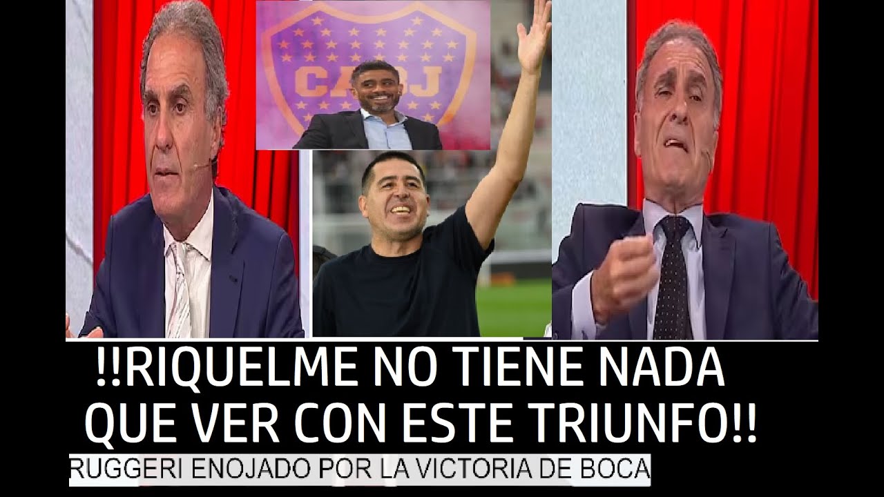 RUGGERI enojado por el TRIUNFO de BOCA se CRUZA con BULOS y NAVARRO MONTOYA en F12 Y F90