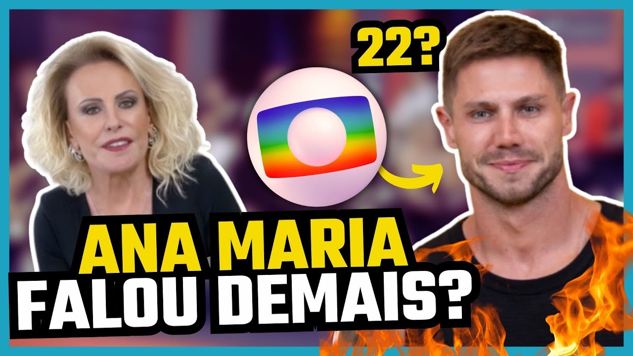 Ana Maria Braga fala sobre "Jonas 22" causa choque ao vivo na Globo