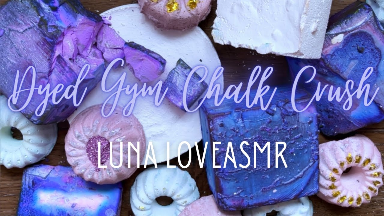 Dyed Gym Chalk & Reforms 🦄 | ASMR |