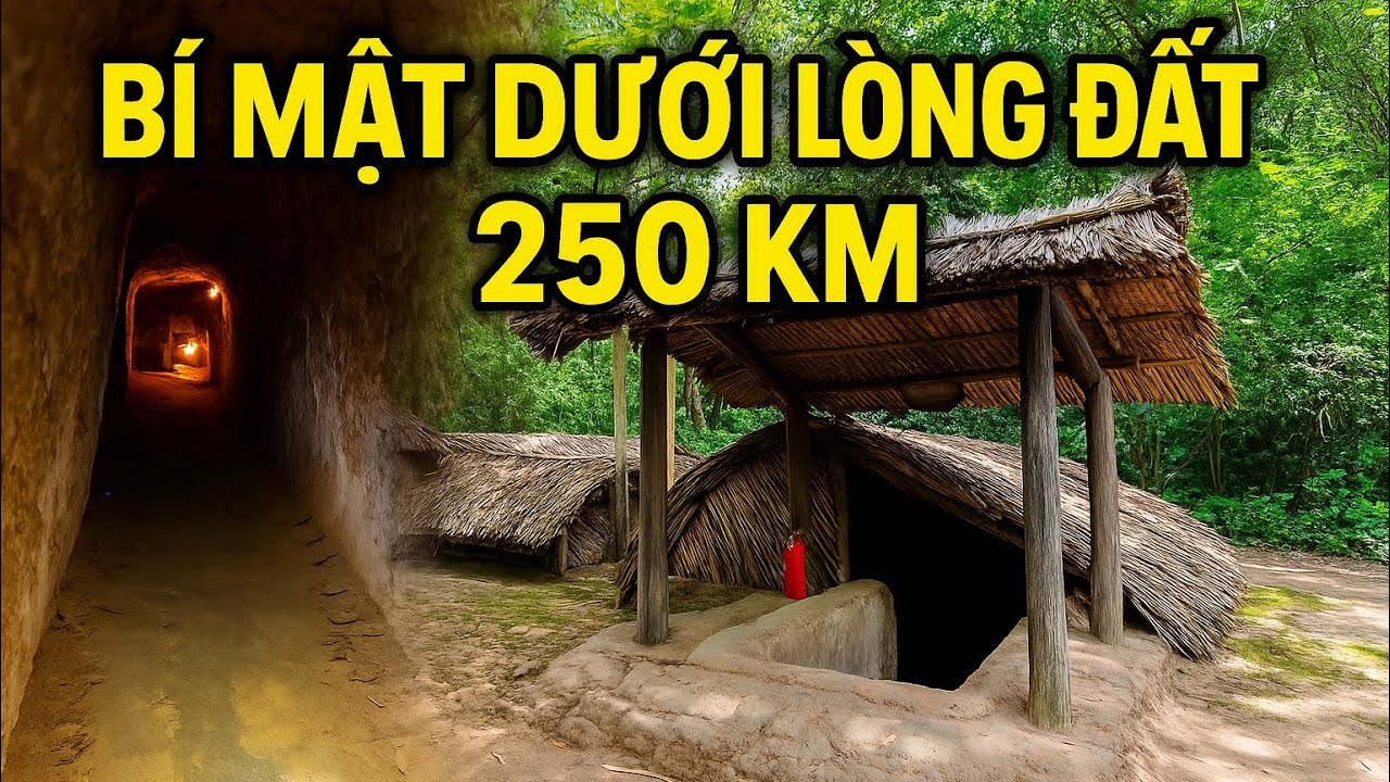 Khám Phá Địa Đạo Củ Chi - Bí Mật 250km Dưới Lòng Đất !