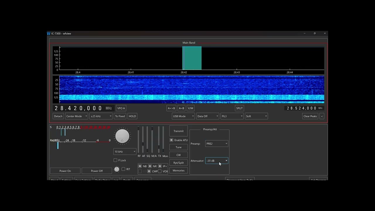 wfview test drive client