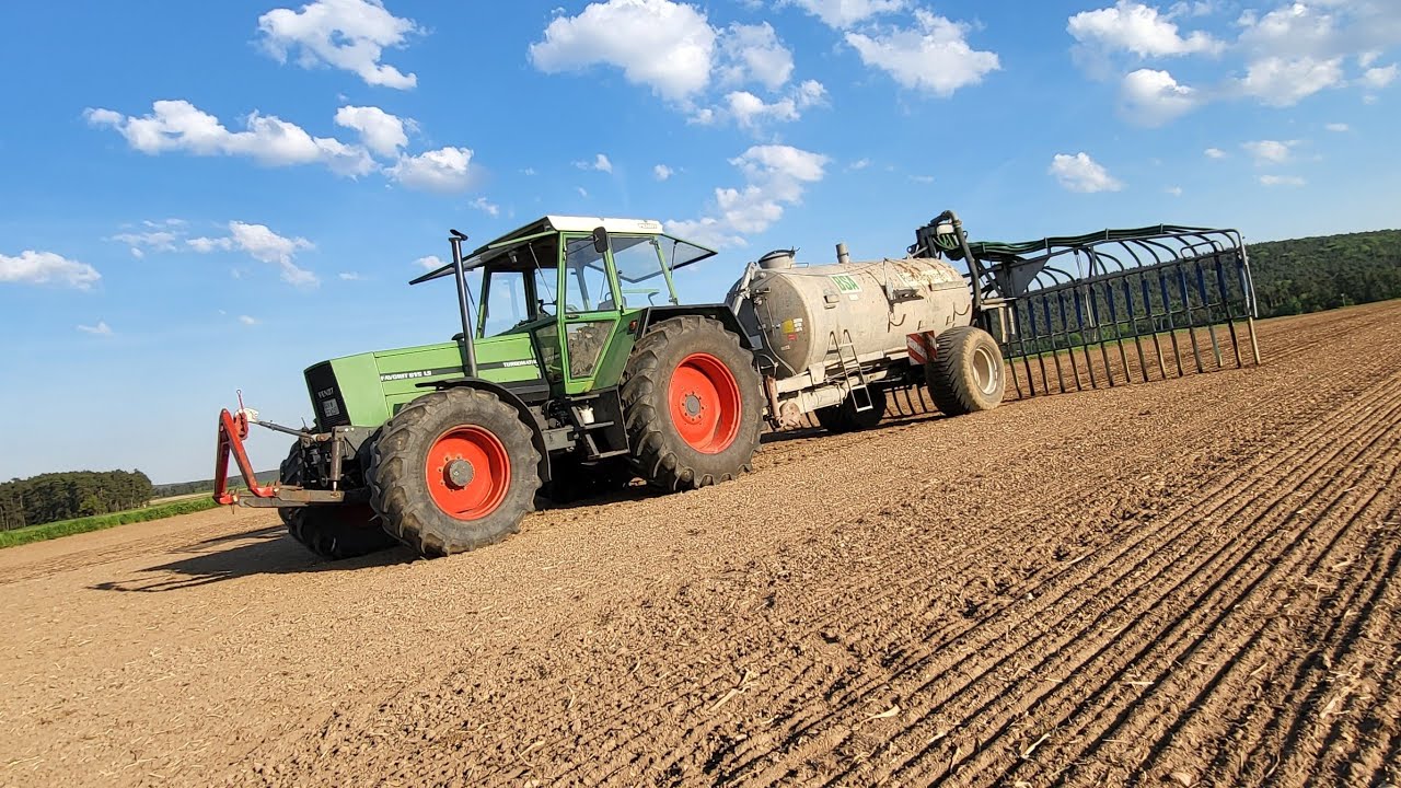 Ein Fass uncut, Fendt Favorit 615ls mit BSA Schleppschlauchfass #part1