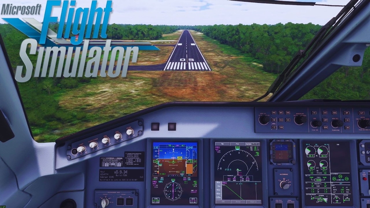 Embraer E195 AR | Azul OPS | Hard Landing at São Gabriel da Cachoeira | Full Experience