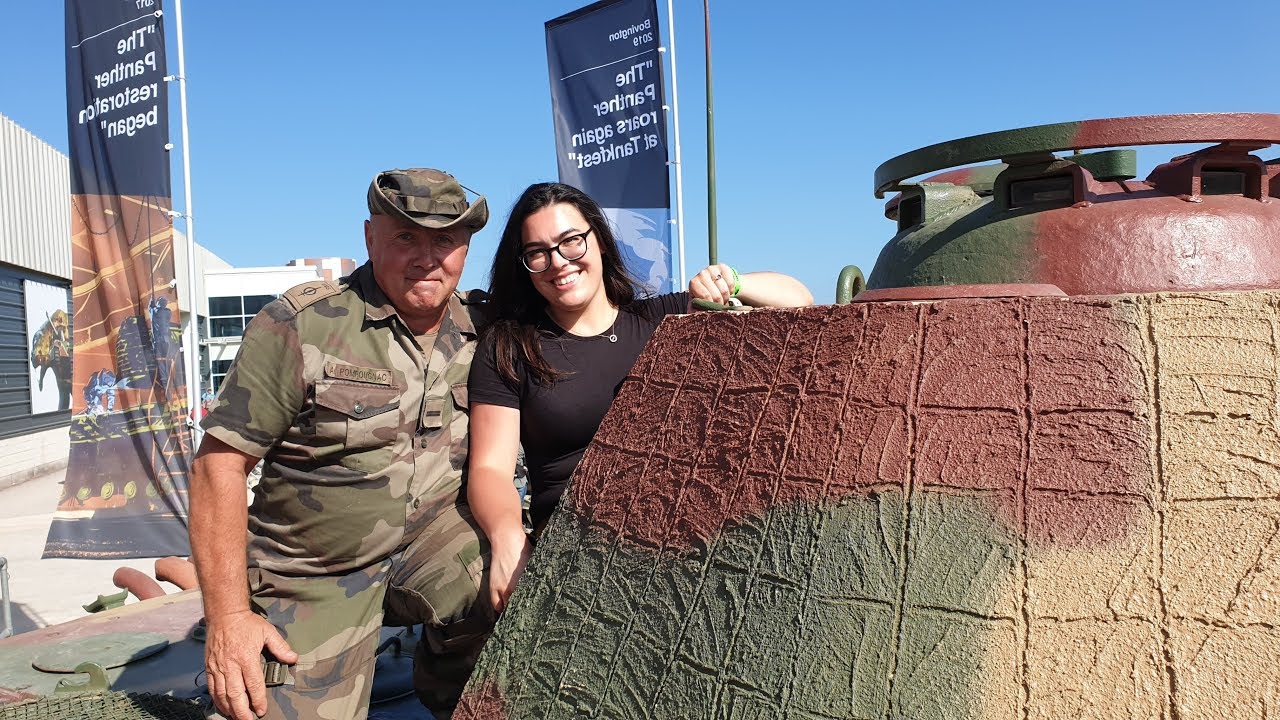 INSIDE SAUMUR'S PANTHER TANK